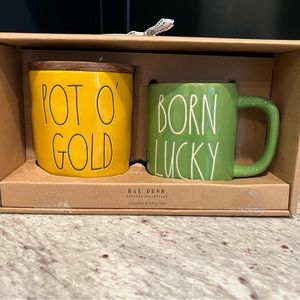 Rae Dunn St. Patricks Day Mug & Canister Set